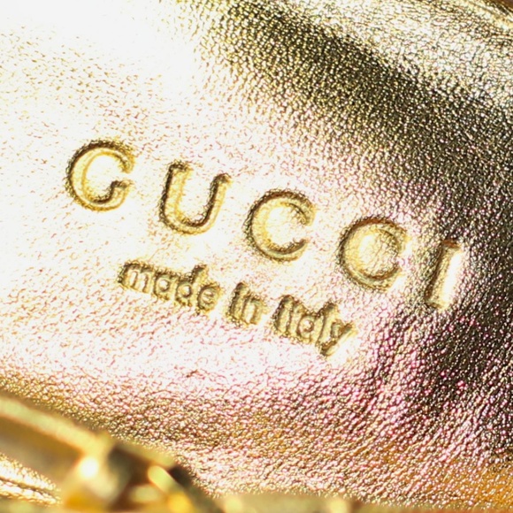 Gucci Gold 'Oh Othilia' Snake Chain Sandals - Picture 4 of 8